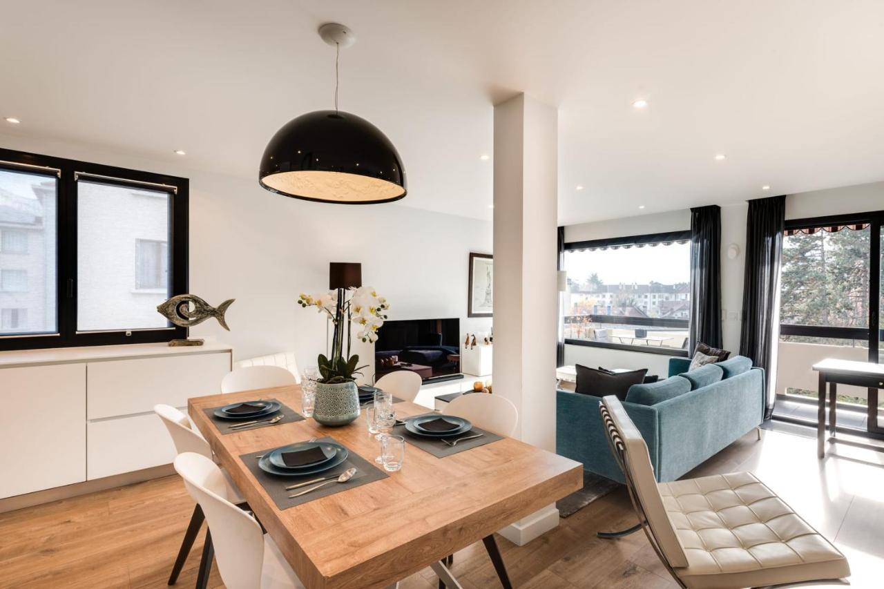 Les Sorbiers - Apartment 2 Bedrooms Top Floor - Parking & Terrace Анси Екстериор снимка